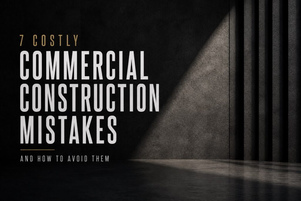 7 Costly Commercial Construction Mistakes