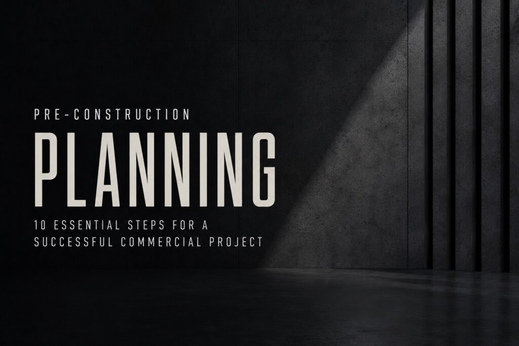 Pre Construction Planning